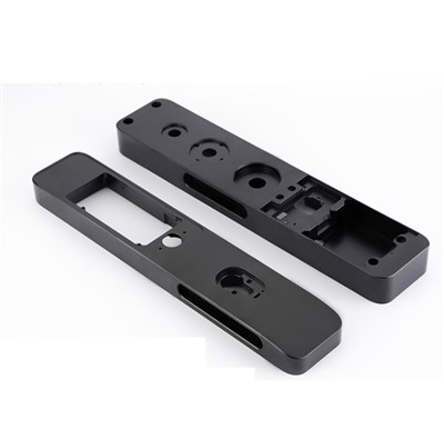 לוח נעילת דלת מותאם אישית, לוח נעילה בעיבוד CNC, בית מנעול, לוח נעילת טביעת אצבע מאלומיניום